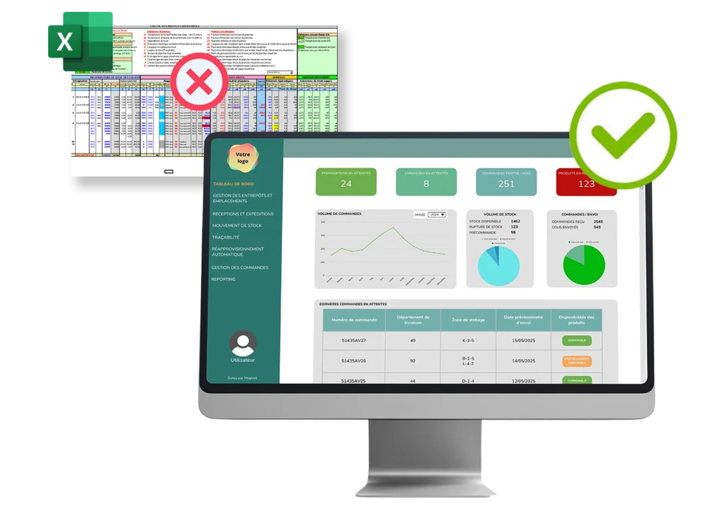 Remplace Excel par logiciel sur mesure